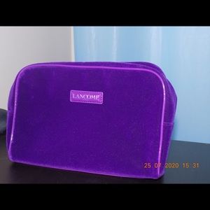 Soft Purple Velvet Makeup Bag / Pouch